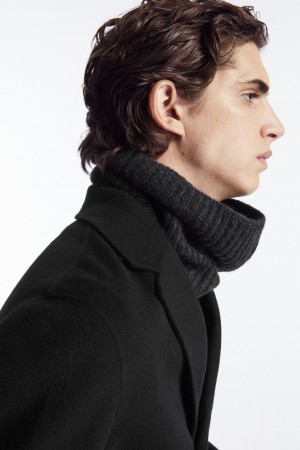 COS Pure Cashmere Snood Sál Férfi Szürke | UZKI-39461