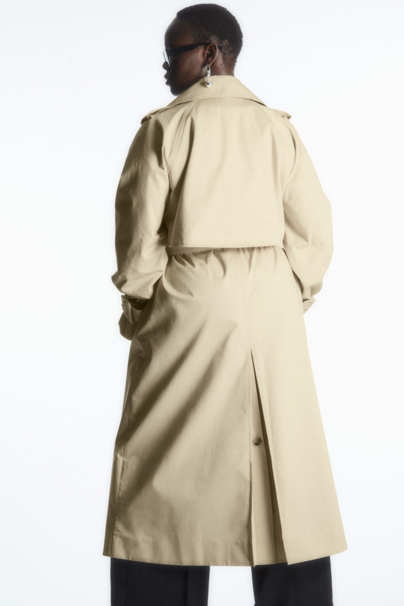 COS Classiced Trench Kabátok Női Bézs | ZHNA-73518