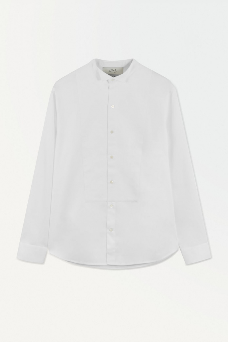 COS The Poplin Tuxedo Ingek Férfi Fehér | QUBO-52407