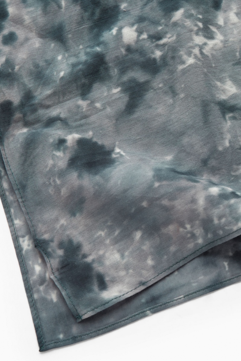 COS Tie-Dye Print Neck Sál Férfi Szürke | SCRN-28514