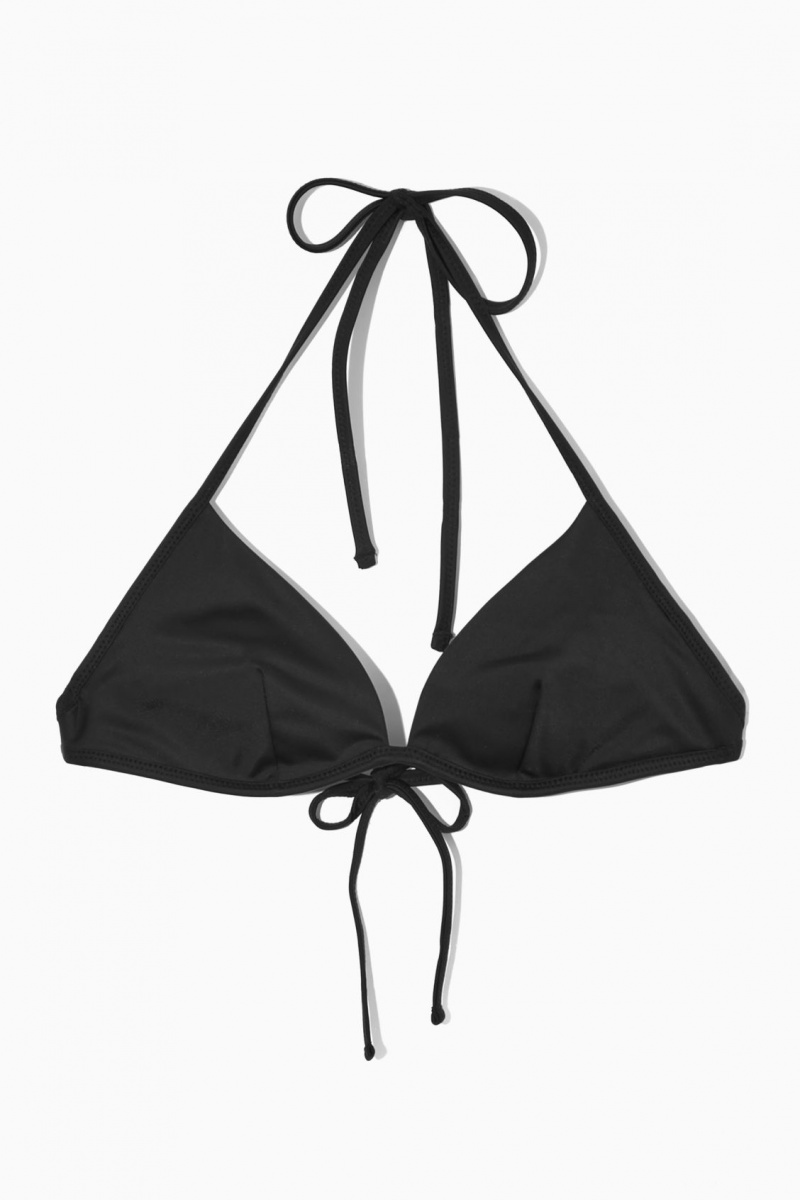 COS Underwired Triangle Bikini Úszóruhák Női Fekete | LNEZ-13870