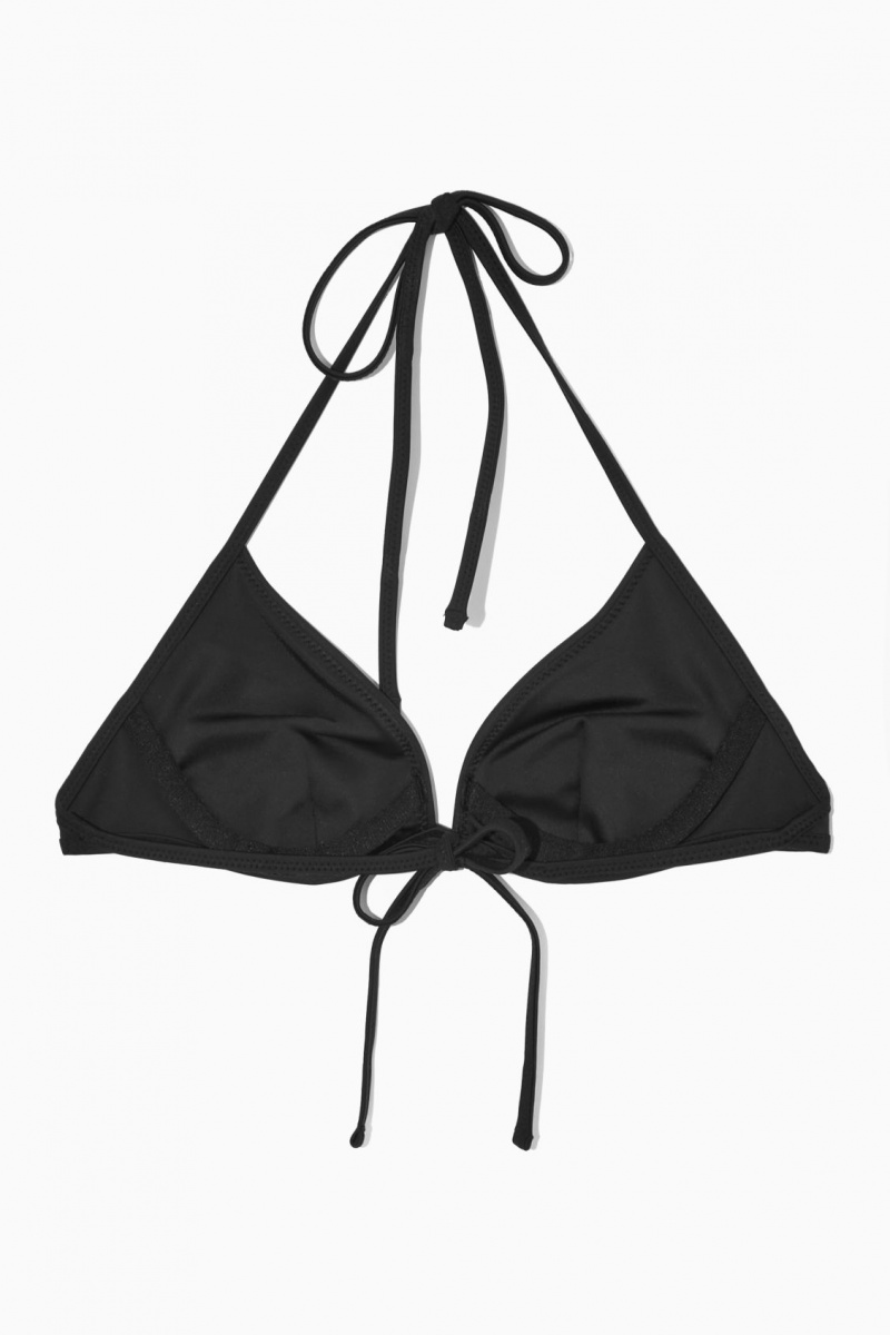 COS Underwired Triangle Bikini Úszóruhák Női Fekete | LNEZ-13870