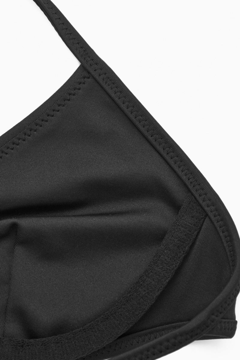 COS Underwired Triangle Bikini Úszóruhák Női Fekete | LNEZ-13870