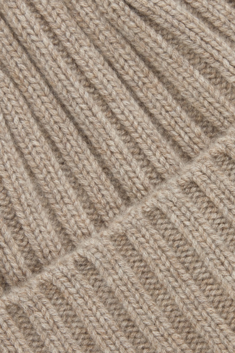 COS Vaskos Pure Cashmere Télisapka Női Bézs | OSFH-63127